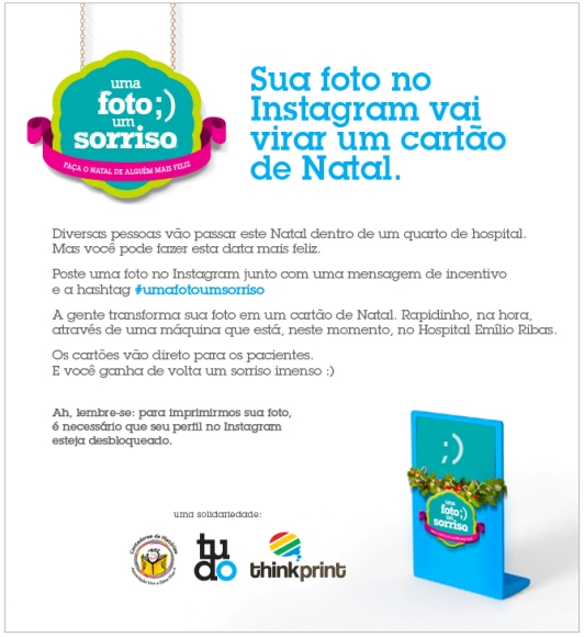 Fotos do Instagram viram cartões de Natal 