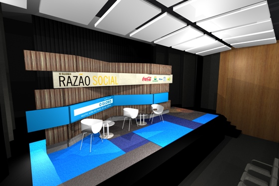 Zada usa material reciclado em evento do Jornal O Globo    