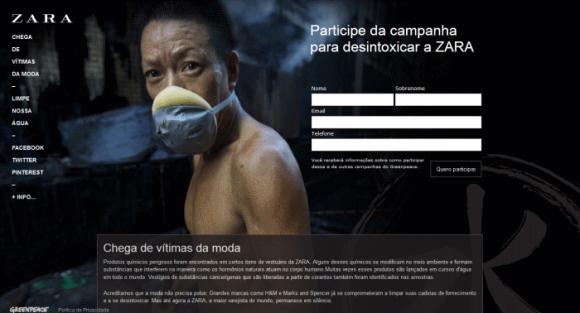 Zara é acusada de vender tecidos venenosos