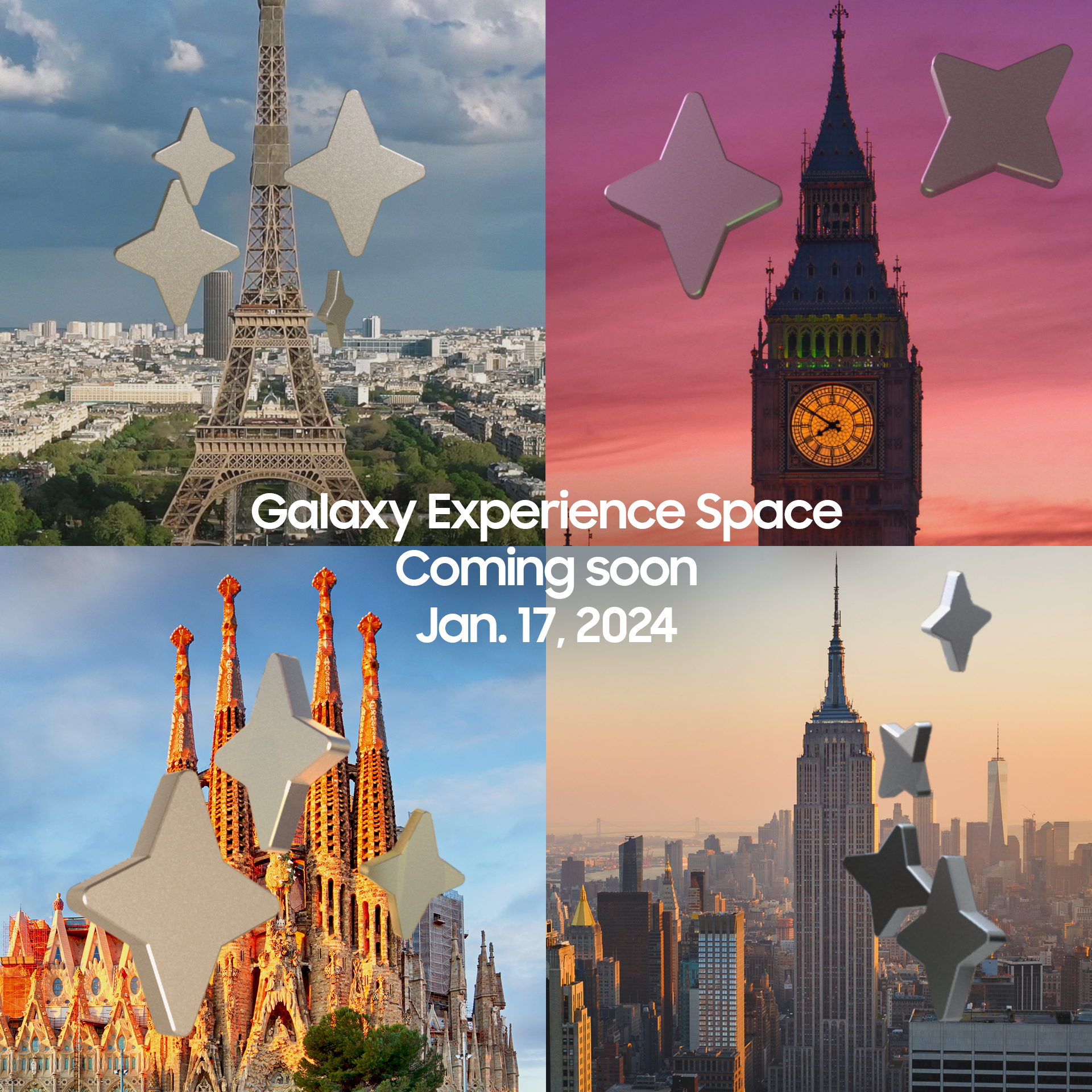 Samsung destaca Galaxy AI com os Galaxy Experience Spaces