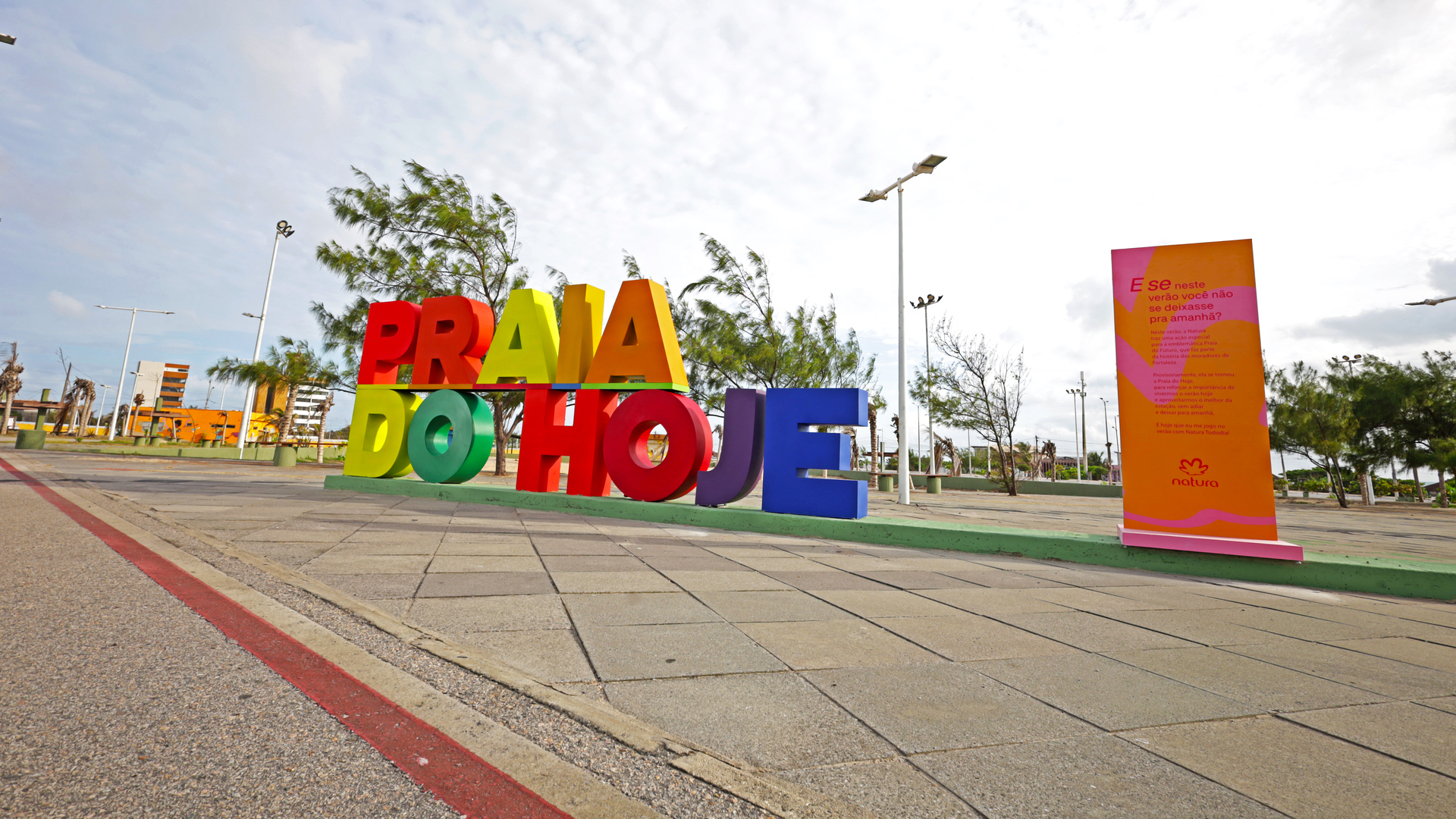 Natura faz Praia do Futuro virar Praia do Hoje em Fortaleza