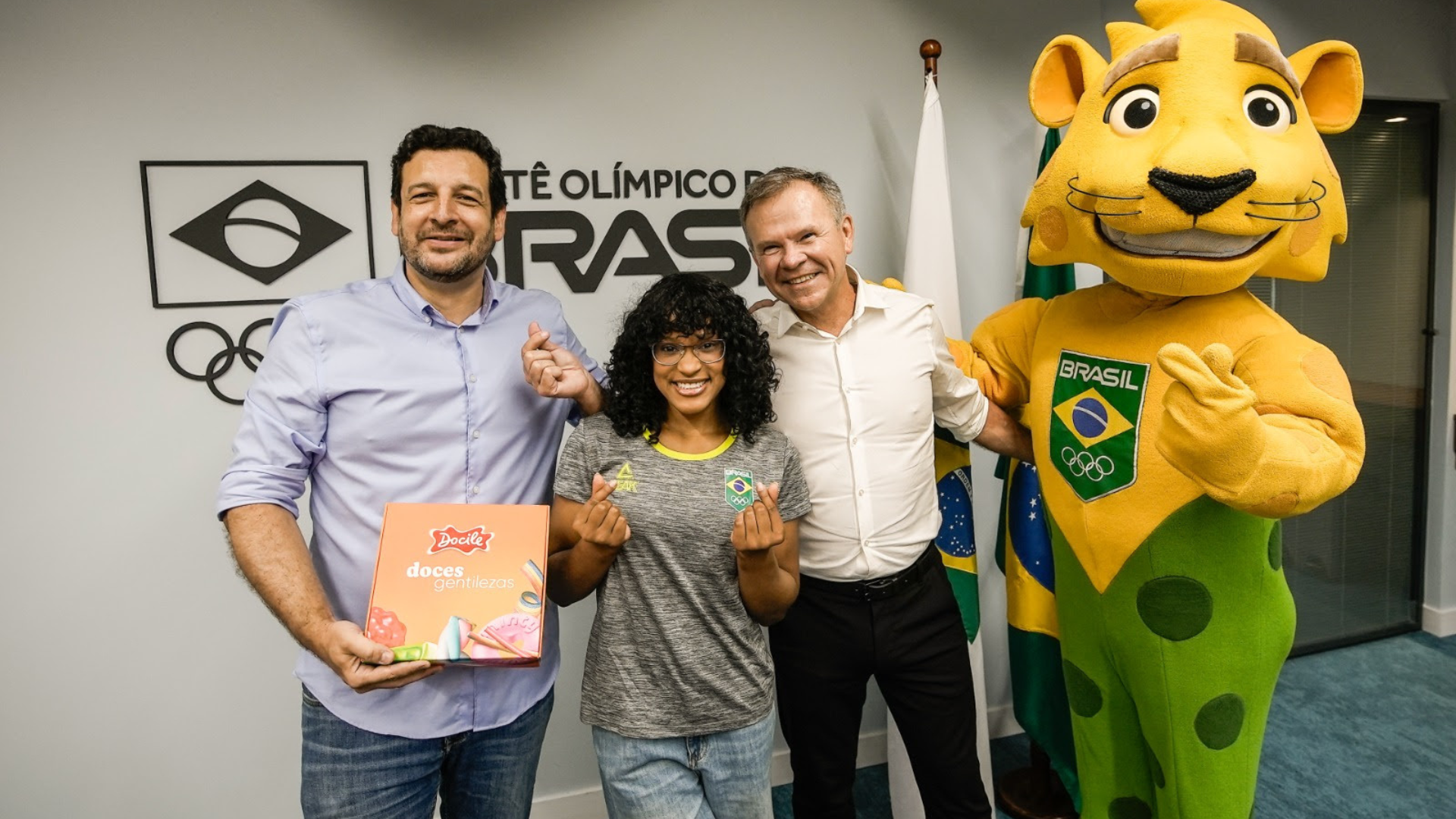 Docile é doce oficial do Time Brasil em Paris 2024