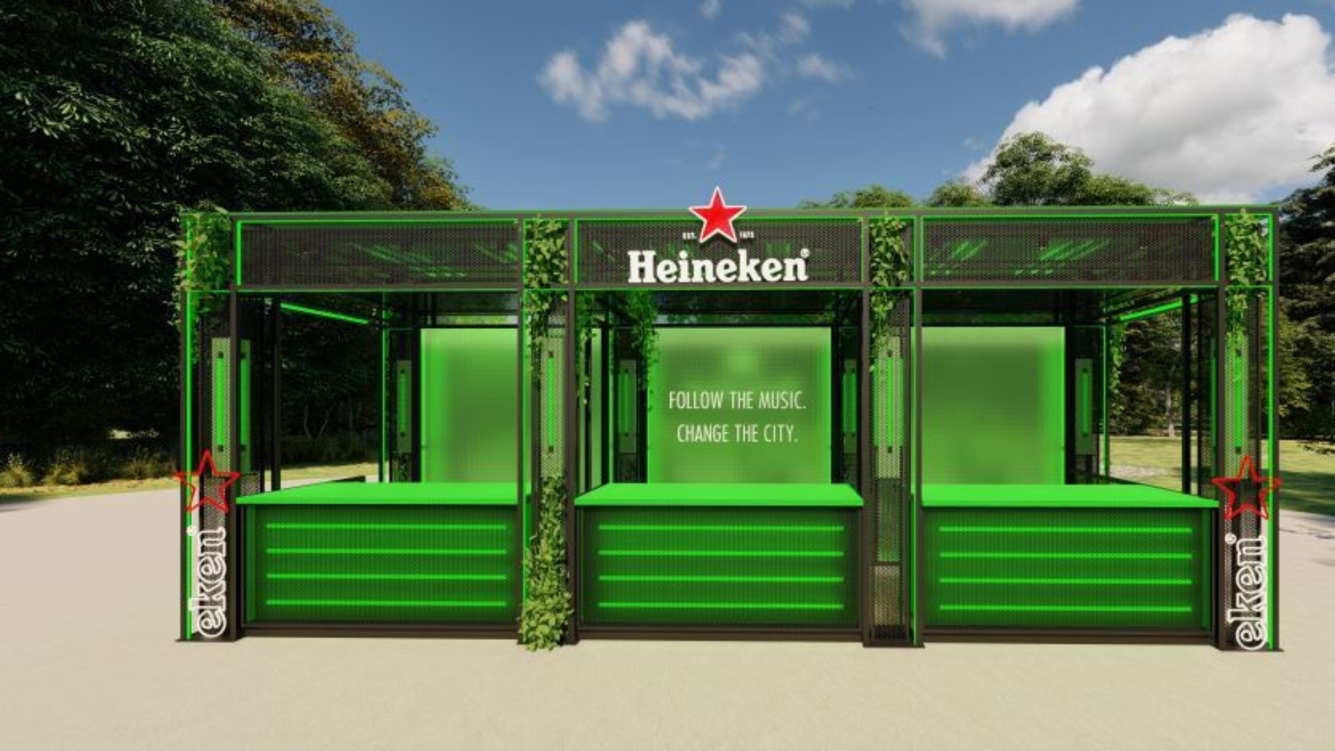 Heineken patrocinou Brunch Electronik no Rio com ativações