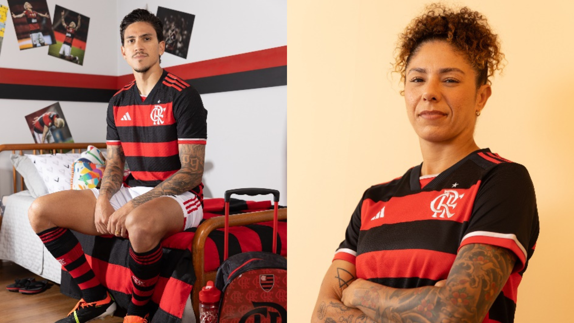 Adidas e Flamengo apresentam principal uniforme para a temporada