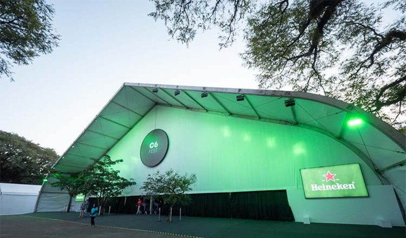 Arena Heineken estará na 2ª edição do C6 Fest