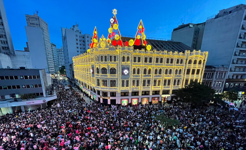 Natal do Bradesco recebeu aproximadamente 100 mil pessoas nos três dias