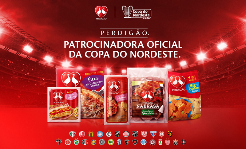 Perdigão divulga patrocínio à Copa do Nordeste