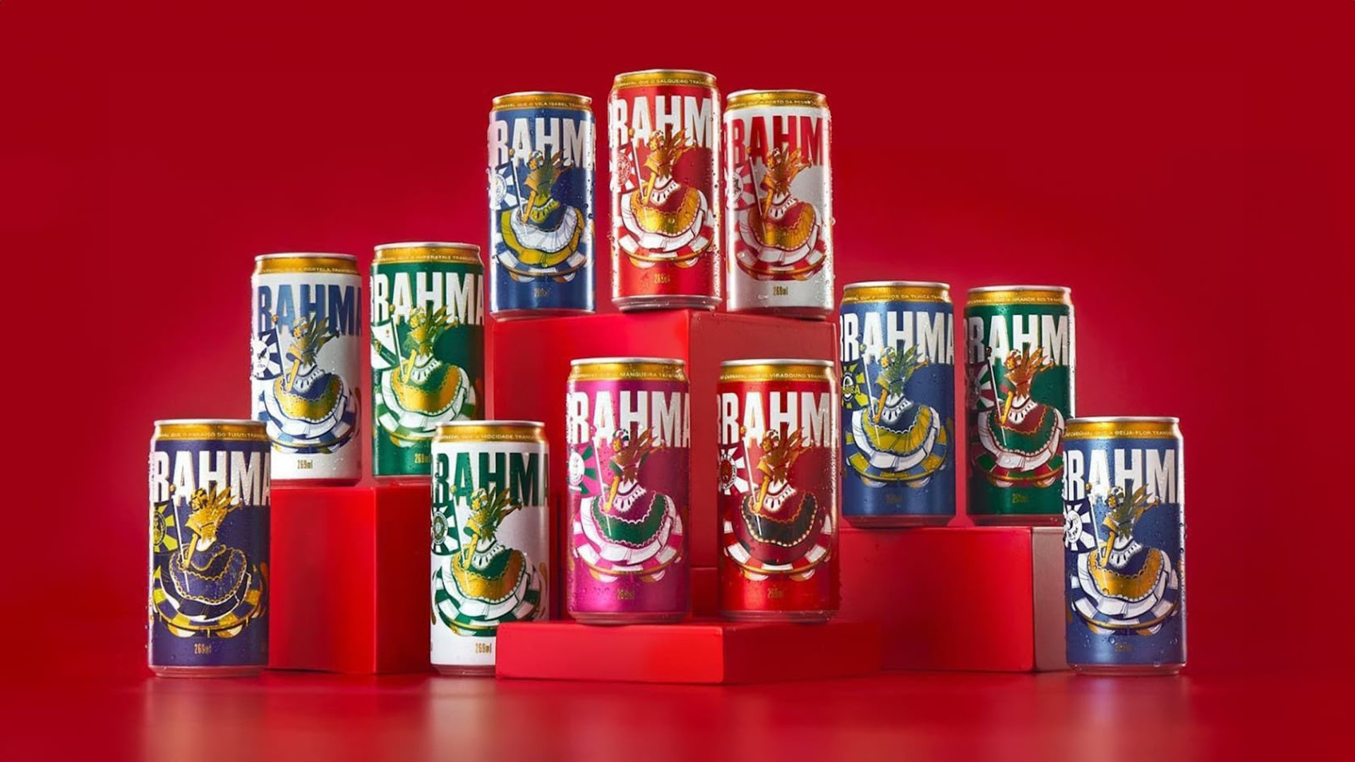 Brahma apresenta latas comemorativas das Escolas de Samba do Rio