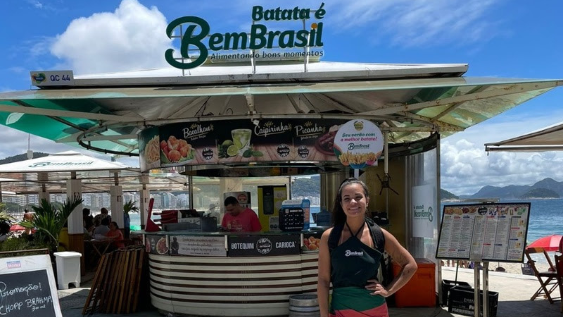 Bem Brasil instala quiosque em Copacabana