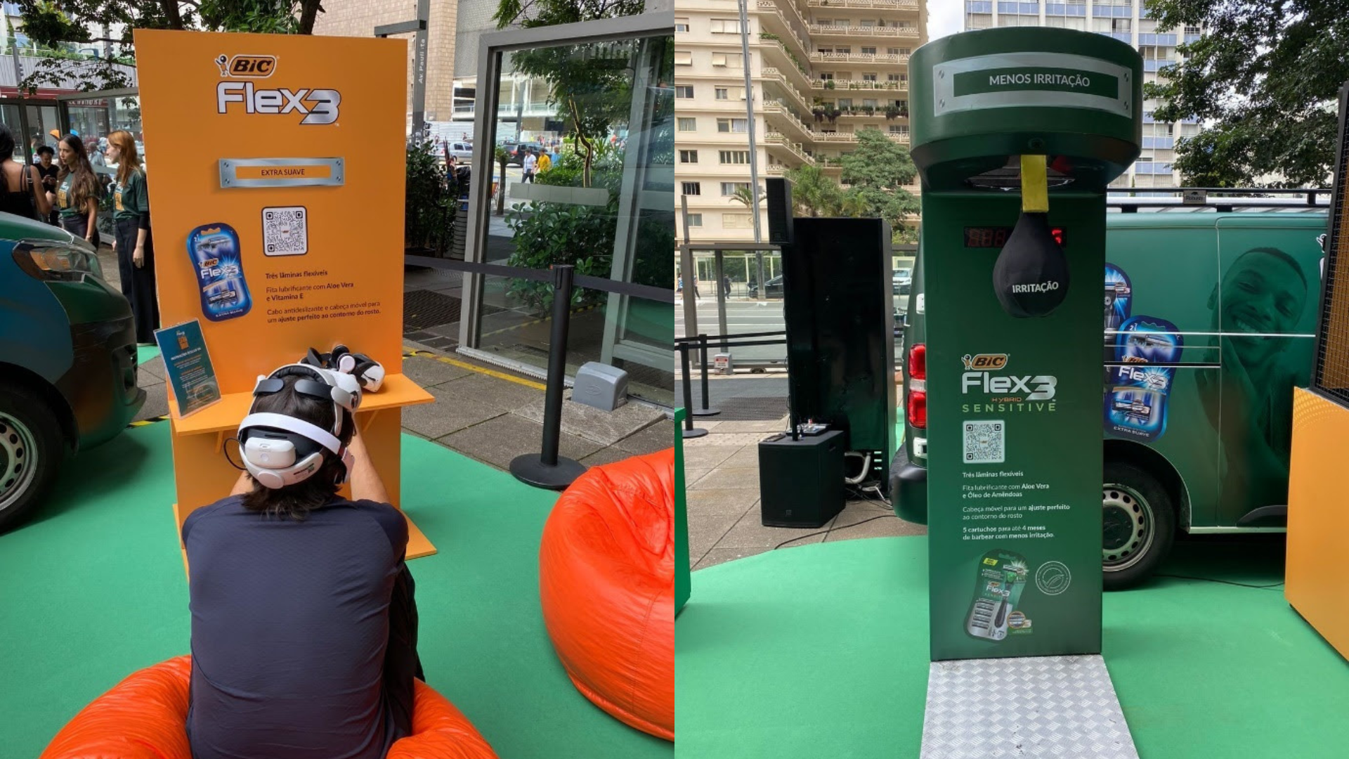 BIC transforma Paulista em palco de descobertas da linha Flex 3