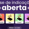 Prêmio Live 2024 divulga categorias e inicia fase de indicações