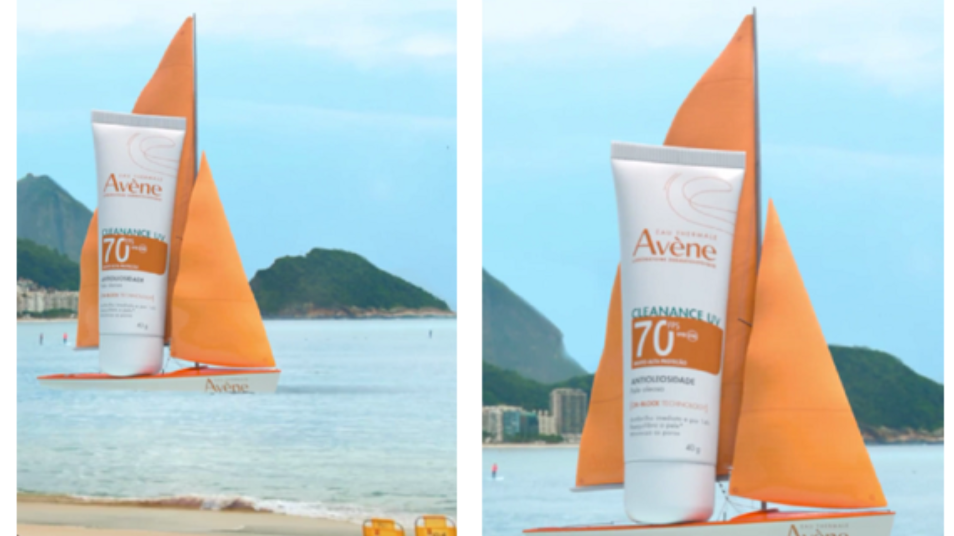 Protetor solar Avène veleja em Copacabana com ação FOOH