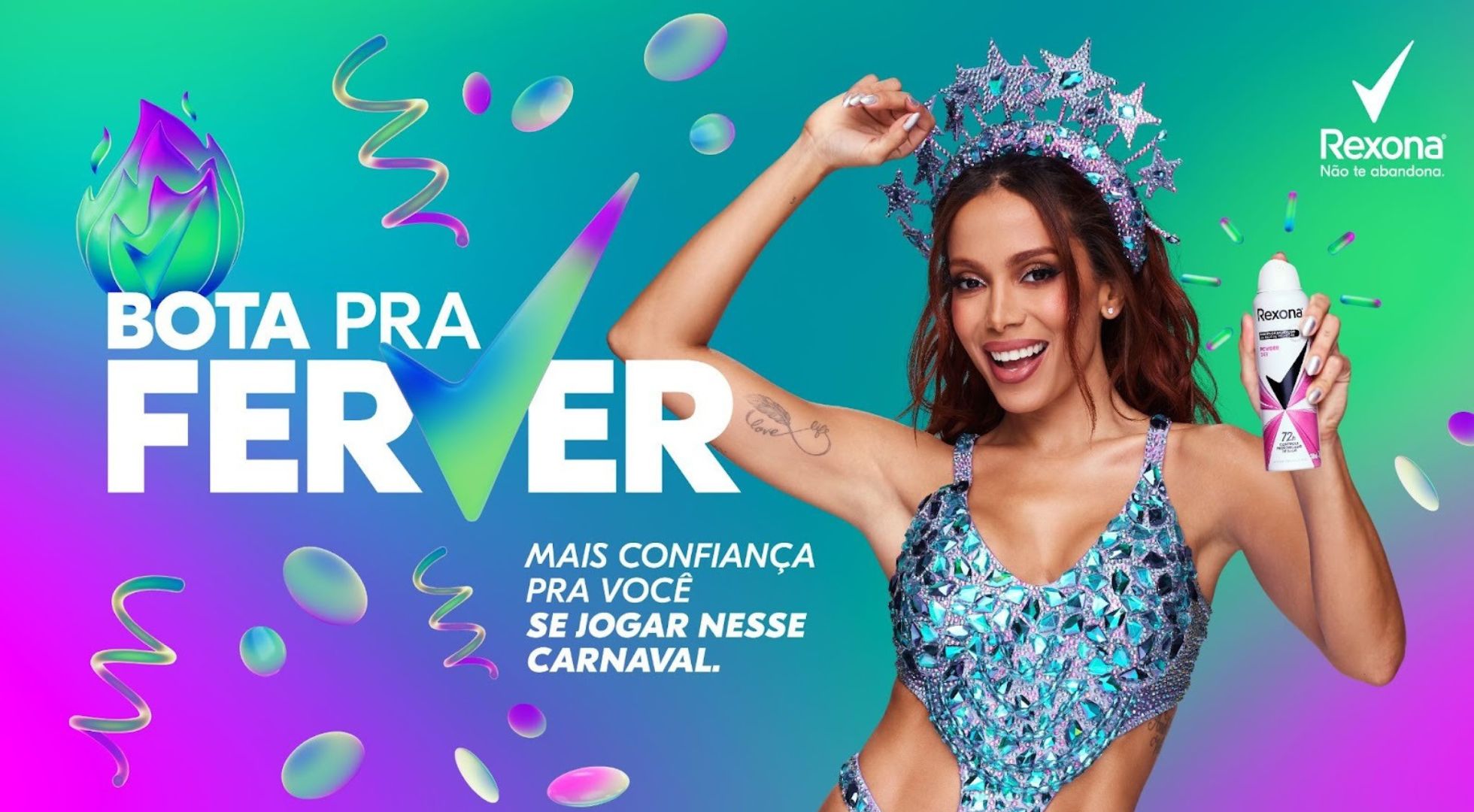 Rexona promove Carnaval mais completo de todos os tempos