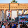 Berlin, Berlin/Germany - July 08.2023: Rave the Planet parade in Berlin. Rave the Planet is an electronic dance music festival and technoparade.