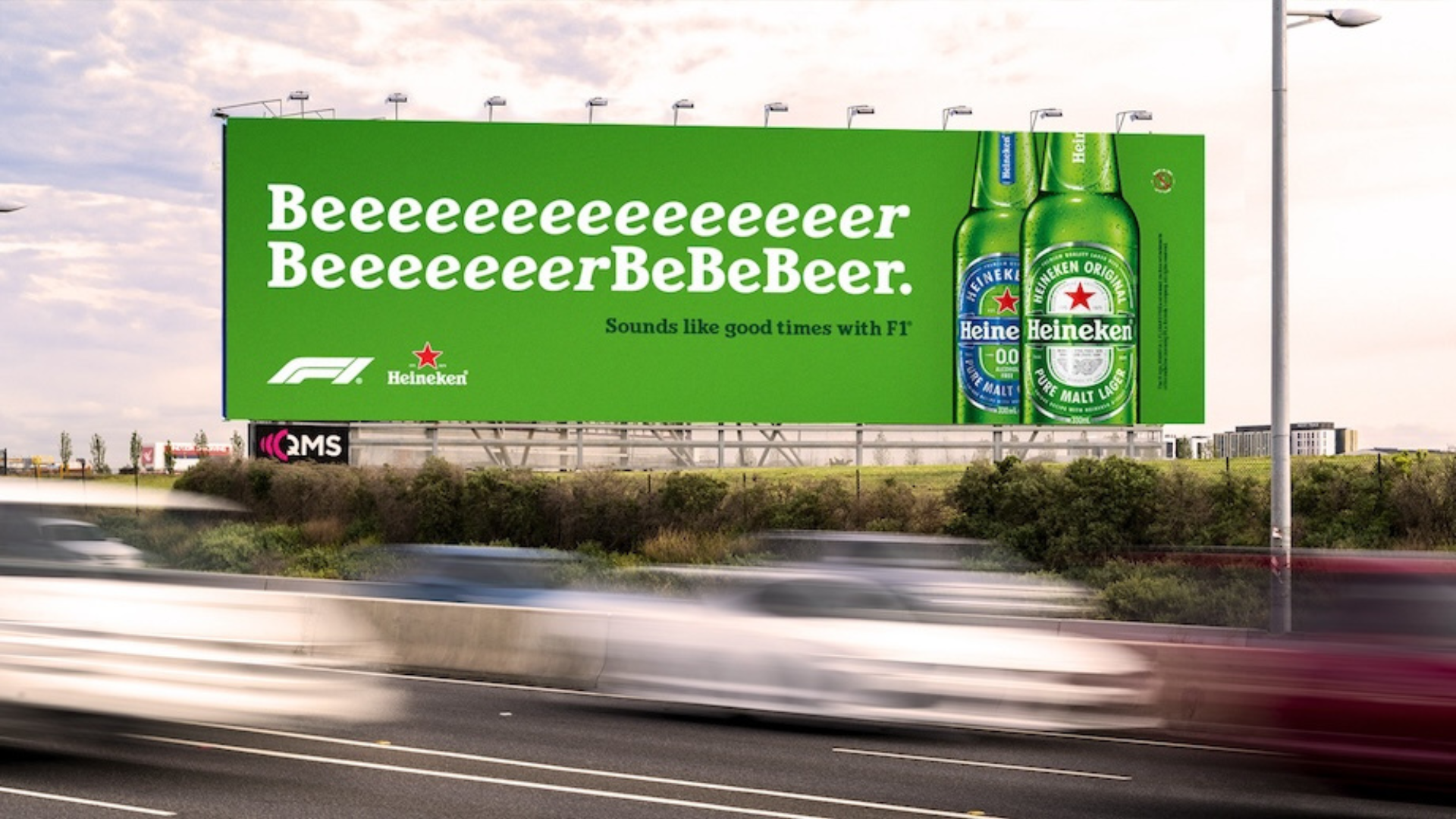 Heineken celebra o som da Fórmula 1