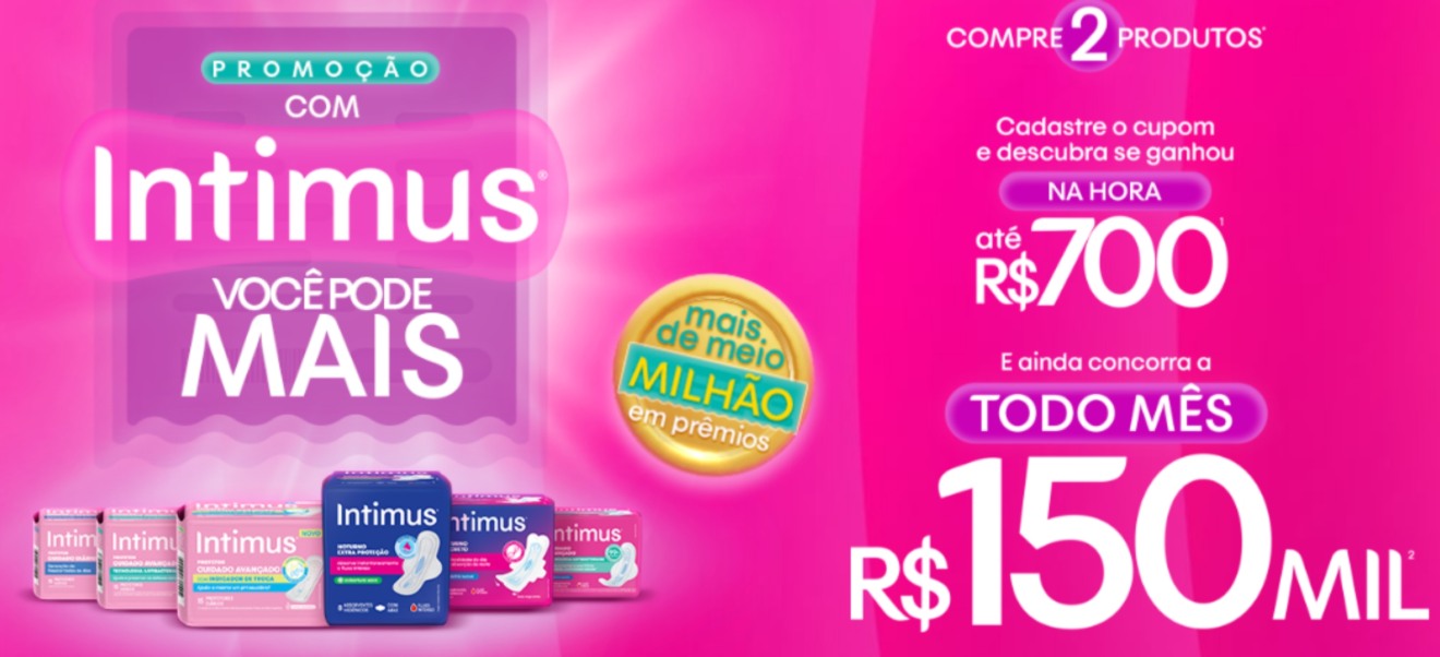 Campanha "Com Intimus você pode" Campanha "Com Intimus você pode"