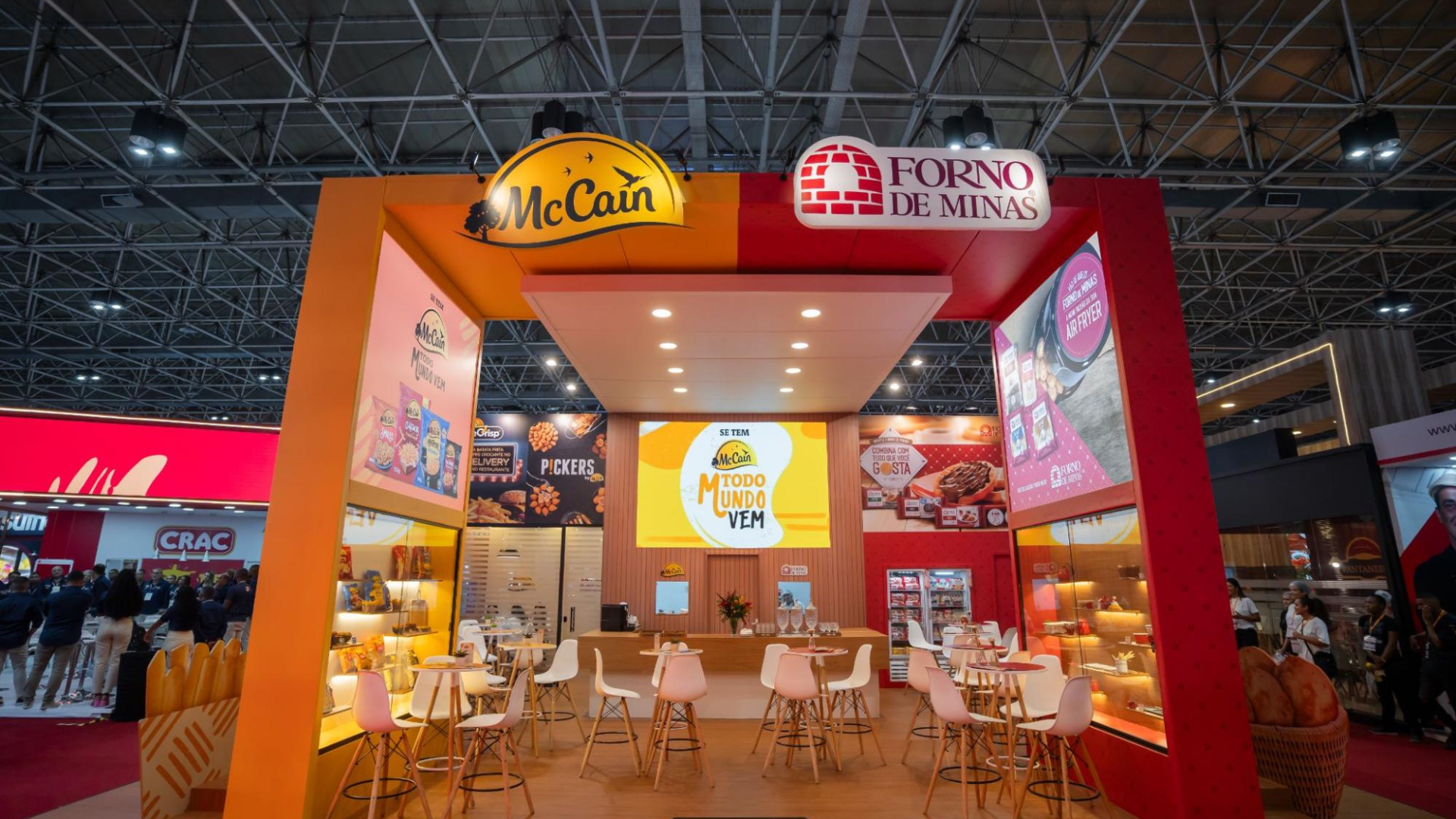 McCain e Forno de Minas na SRE Trade Show