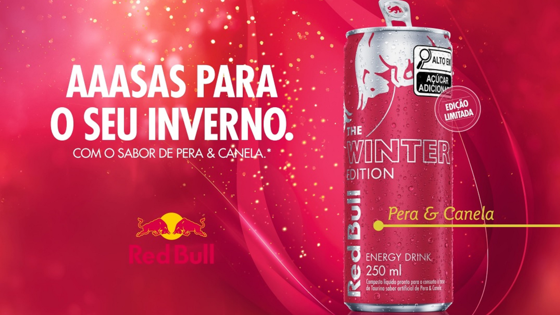 Red Bull apresenta novo sabor Pera e Canela