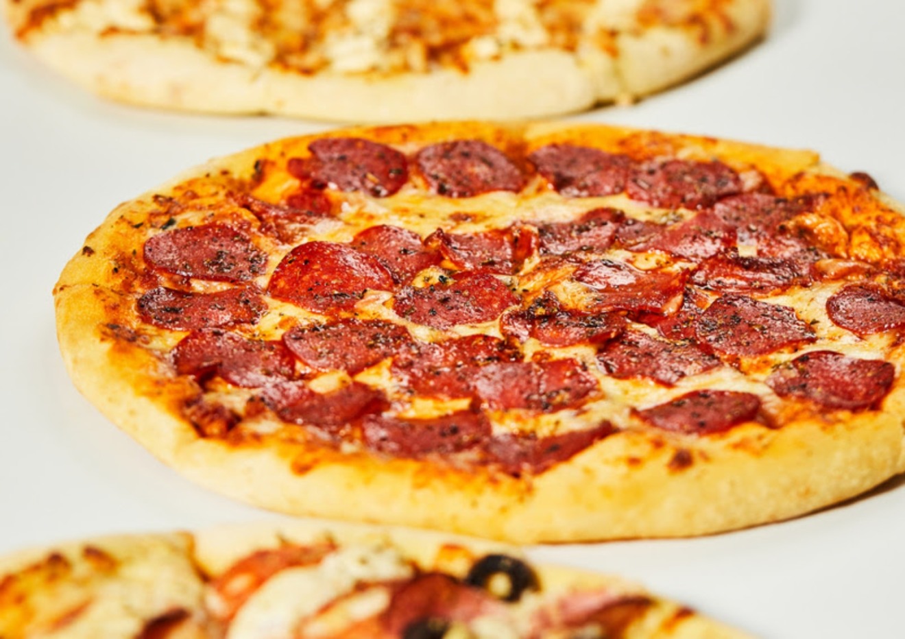 Foto de uma pizza Domino's Foto de uma pizza Domino's