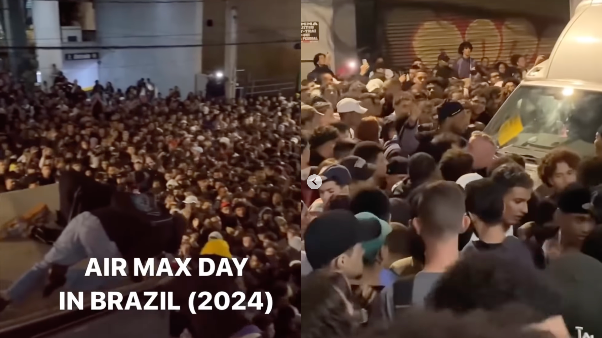 Nike Air Max Day termina em confusão com 6 pessoas feridas