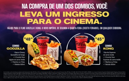 Promoção Warner e Taco Bell