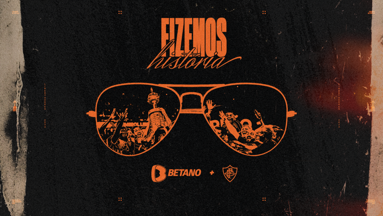 Fizemos História’ - Esse é o conceito da nova campanha da Betano em homenagem ao Fluminense, que celebra as conquistas e a parceria no período mais vitorioso do Tricolor. Apresentada nesta terça-feira (2/4), a comunicação celebra a trajetória do clube entre 2021 a 2024, período em que a marca estampou a camisa do time como patrocinadora master.