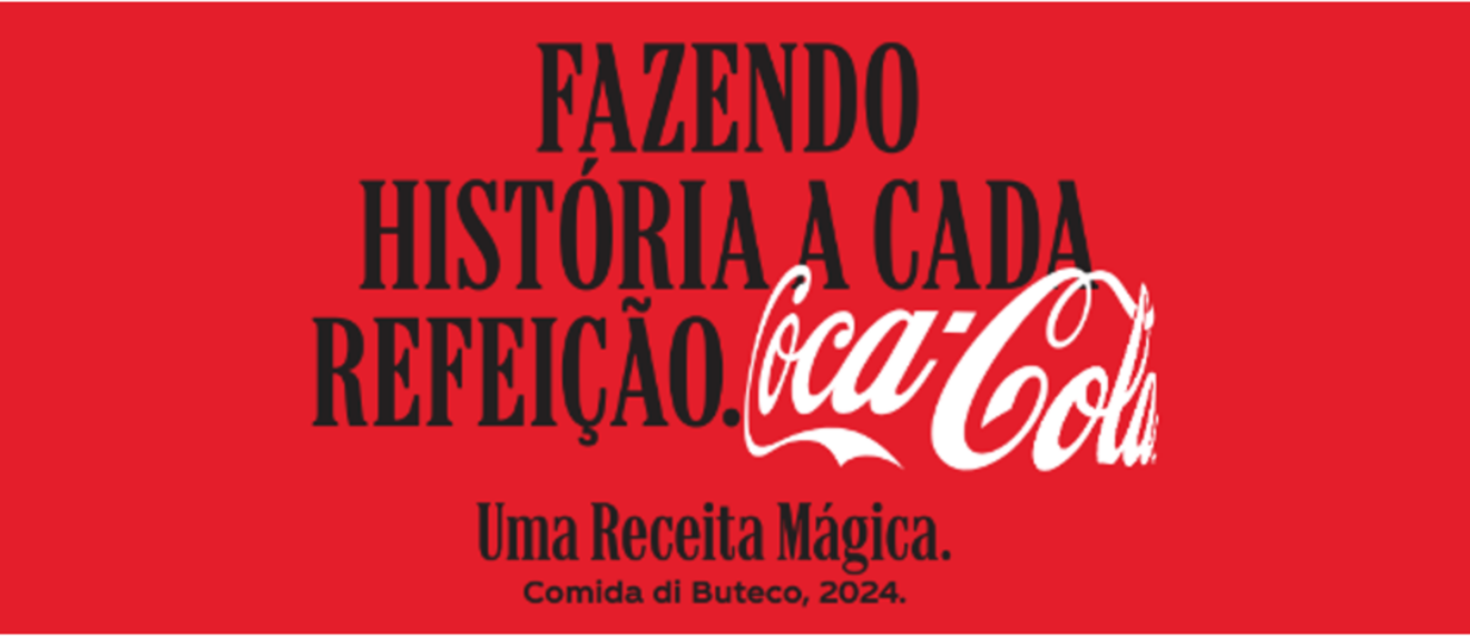 A Coca-Cola patrocina, mais uma vez, o Comida di Buteco, que chega à 24ª edição. Este ano, serão 27 circuitos, de norte a sul do país, cobrindo todas as regiões e convidando o público a se engajar nessa deliciosa eleição nacional, que envolve mais de 1.160 estabelecimentos na disputa pelo melhor boteco do Brasil.
