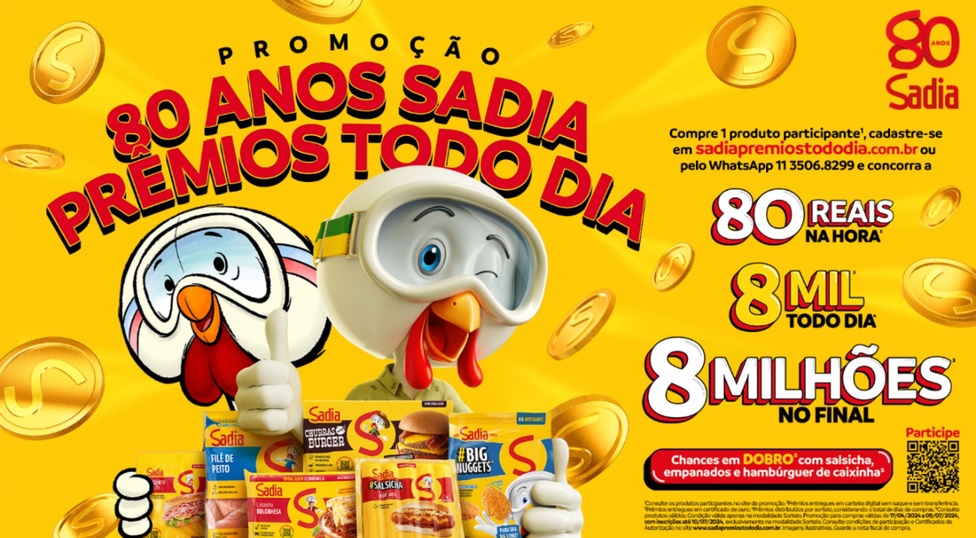 Promoção Sadia 80 anos