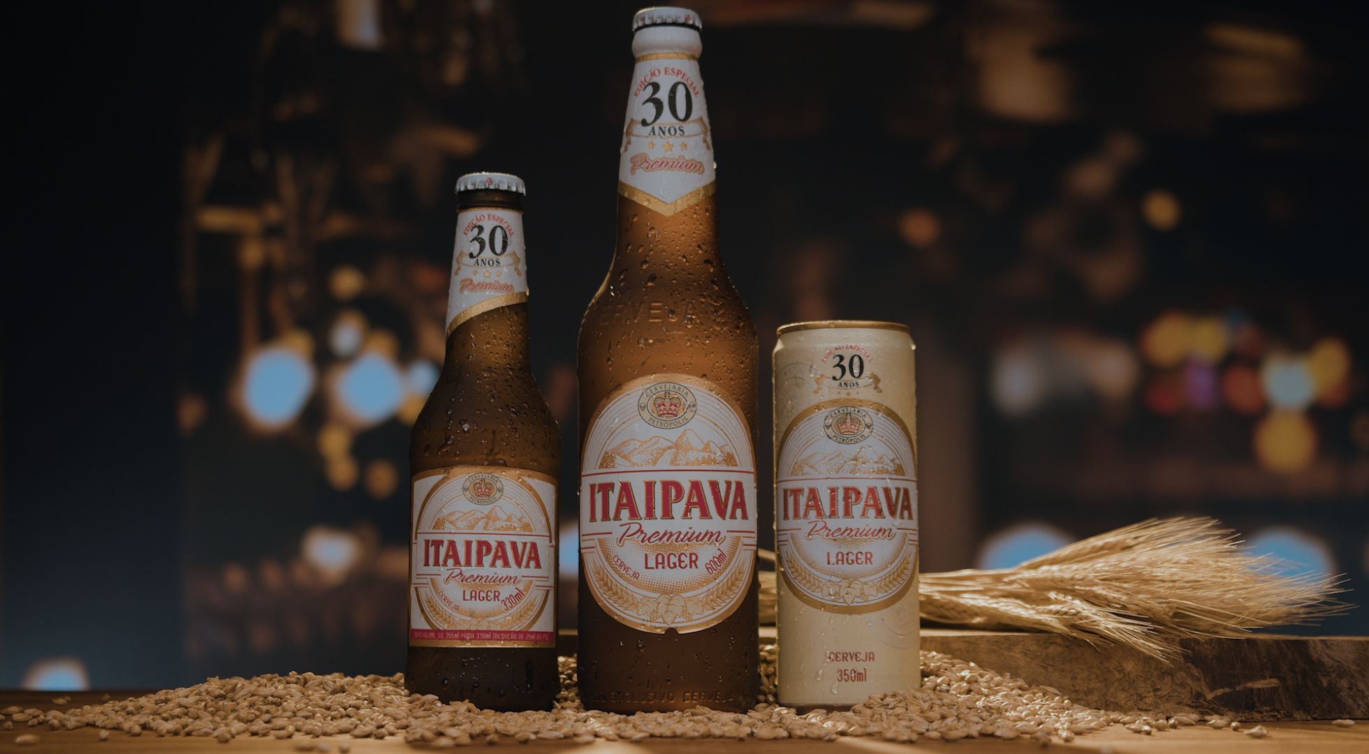 Itaipava relança sua cerveja premium com uma embalagem clássica