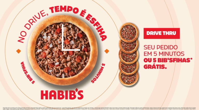 Imagem promocional da nova promoção do Habibs