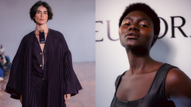 Eudora trouxe uma experiência 360º durante o desfile de Marina Bitu para o 57º São Paulo Fashion Week (SPFW), conectando a passarela com a perfumaria e dando vida também a três looks exclusivos inspirados na fragrância, recém-lançada, Diva Absoluta.