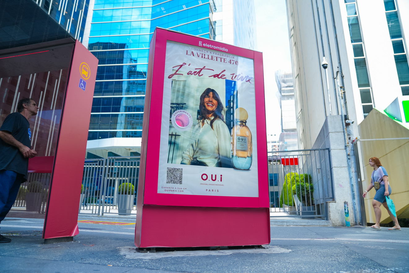Ação de marketing aposta em mídia OOH para divulgar a fragrância La Villette 470
