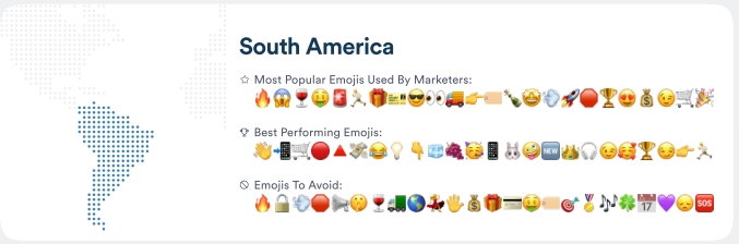 Emojis mais usados na América Latina