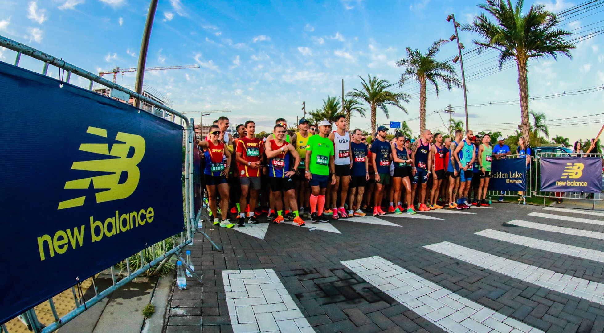 Imagem de participantes da corrida