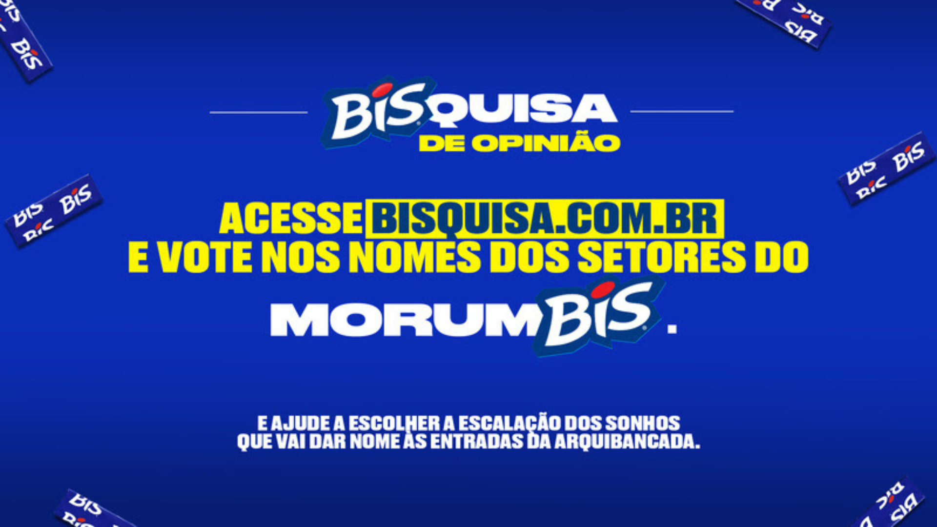 Os setores norte, sul, leste e oeste do estádio serão rebatizados, enquanto o MorumBis Concept Hall manterá sua designação atual