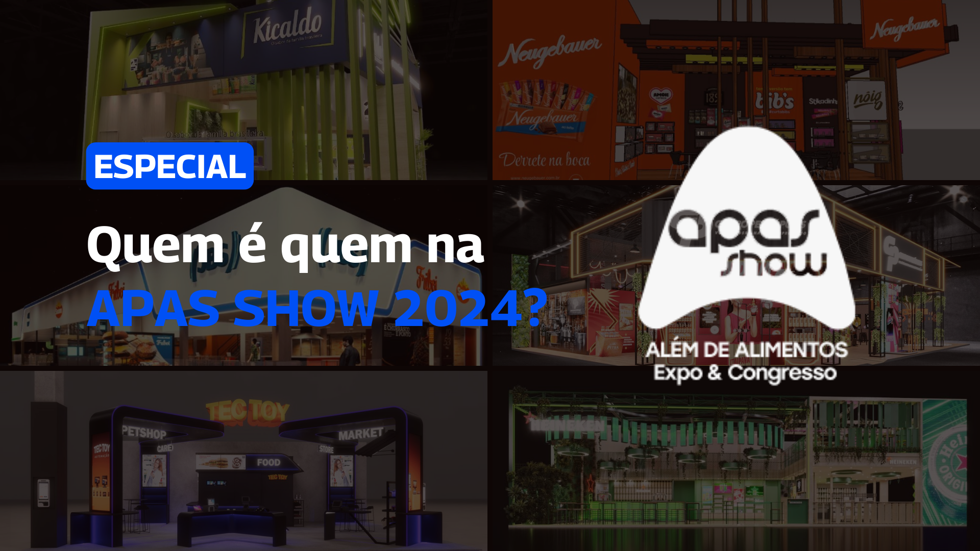 Descubra as agências e fornecedores responsáveis pelos estandes das principais marcas no maior evento de alimentos e bebidas nas Américas e maior feira de supermercados do mundo