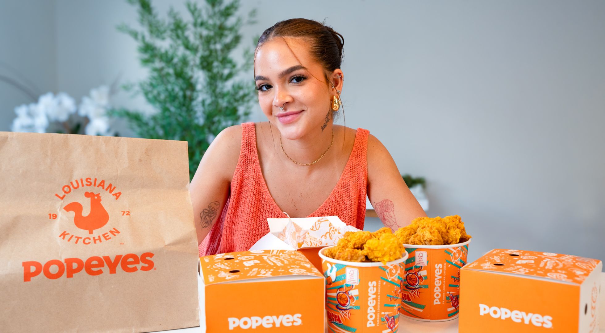 Mel Maia para Popeyes