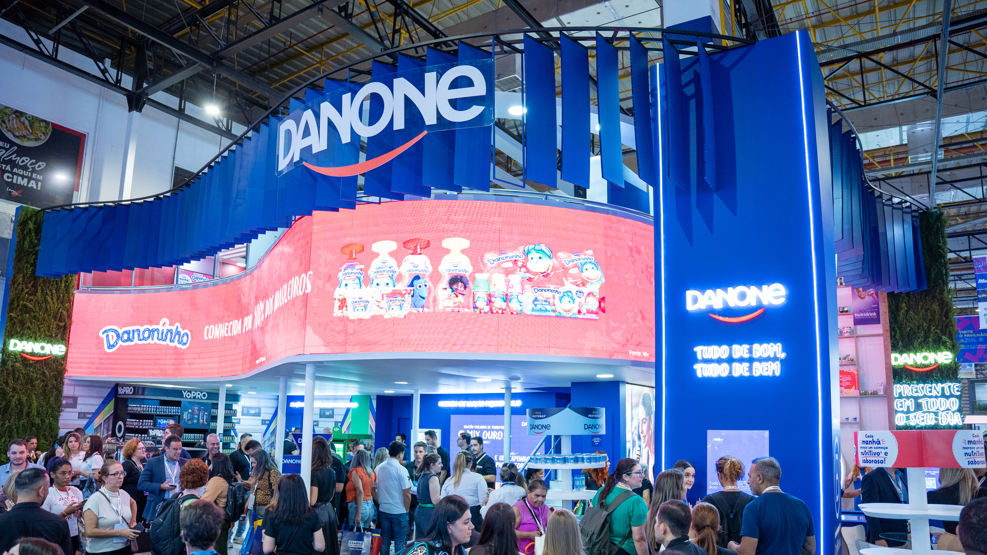 A Danone foi destaque na APAS Show 2024 ao ser premiada em quatro categorias do Prêmio POPAI com um estande de grande porte: "Melhor Visual Merchandising", "Melhor Comunicação Visual", "Melhor Ação Promocional" e "Melhor Conceito de Estande".