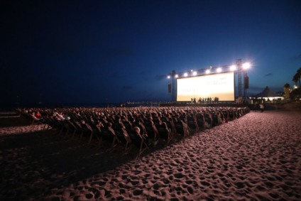 Festival de Cannes - Cinema na praia