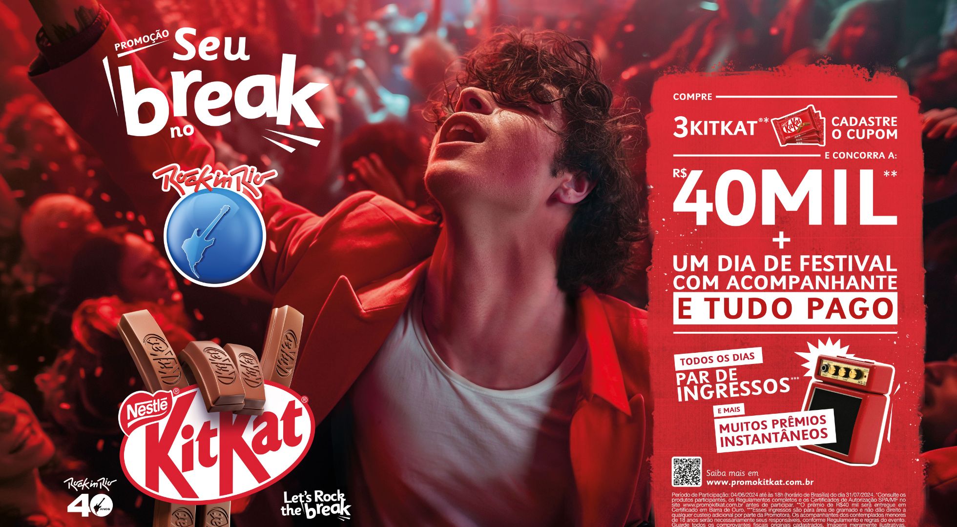 Promoção da KITKAT para o Rock in Rio