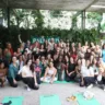 Evento da Palmolive no Dia do Yoga