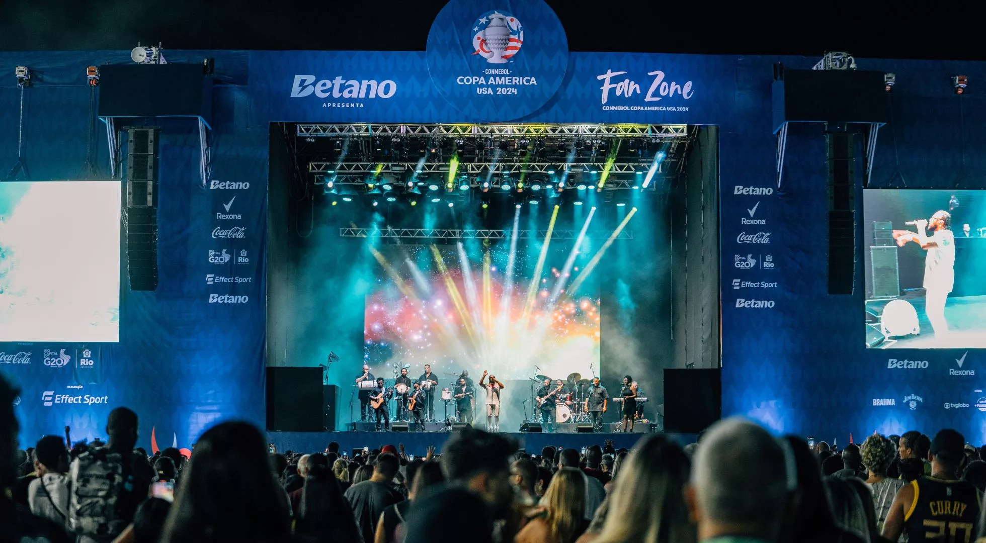 Fan Zone CONMEBOL Copa América reúne marcas em Copacabana