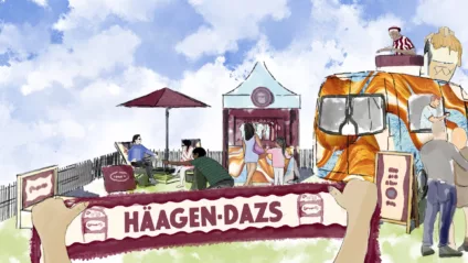 o Häagen-Dazs Flavour Club oferece uma escapatória para aqueles que preferem uma noite com os amigos às finais de futebol, ou uma porção de morangos e chantilly a uma partida de tênis