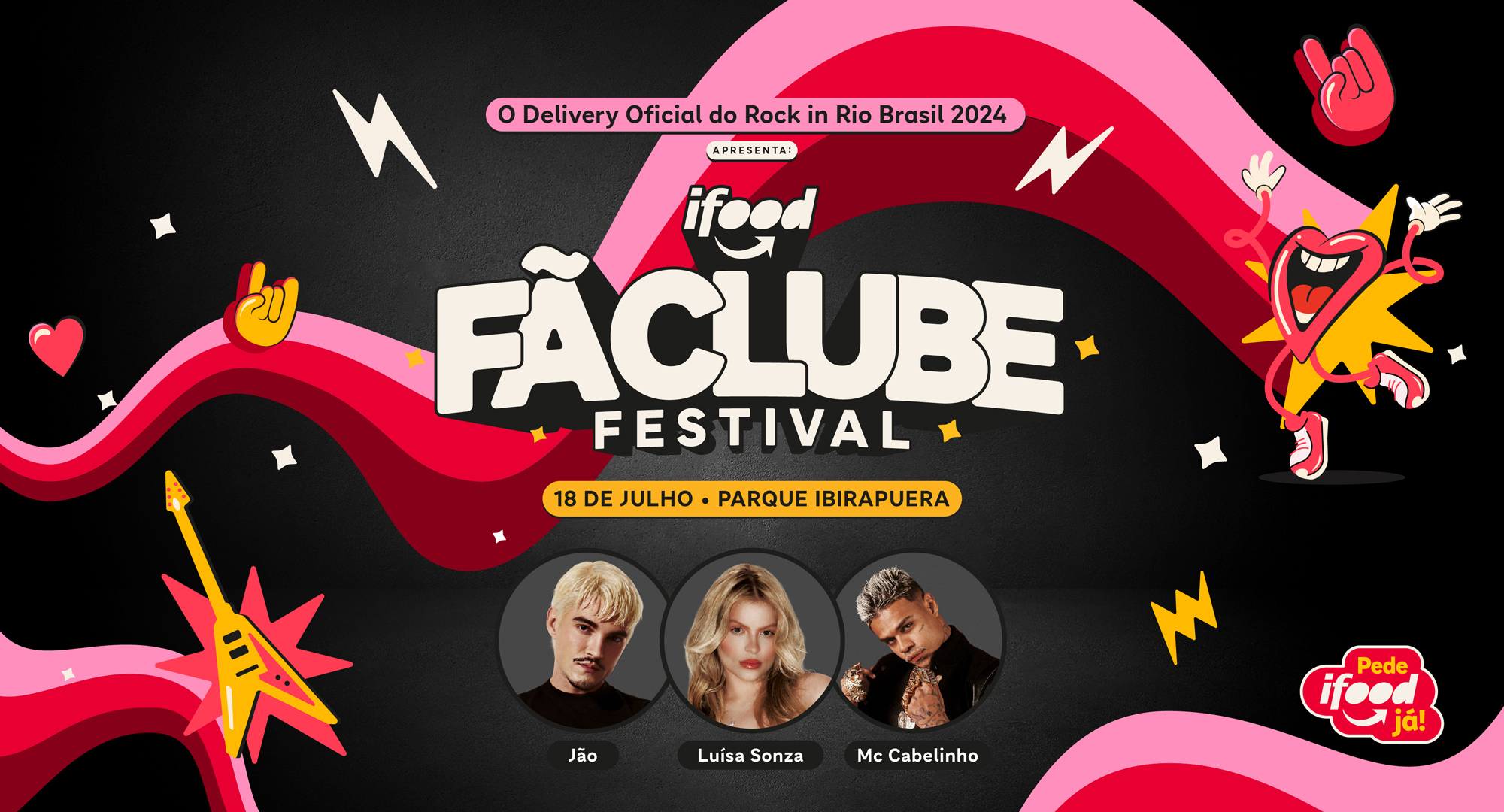 Ifood realiza show gratuito para usuários do app como pré Rock in Rio 2024