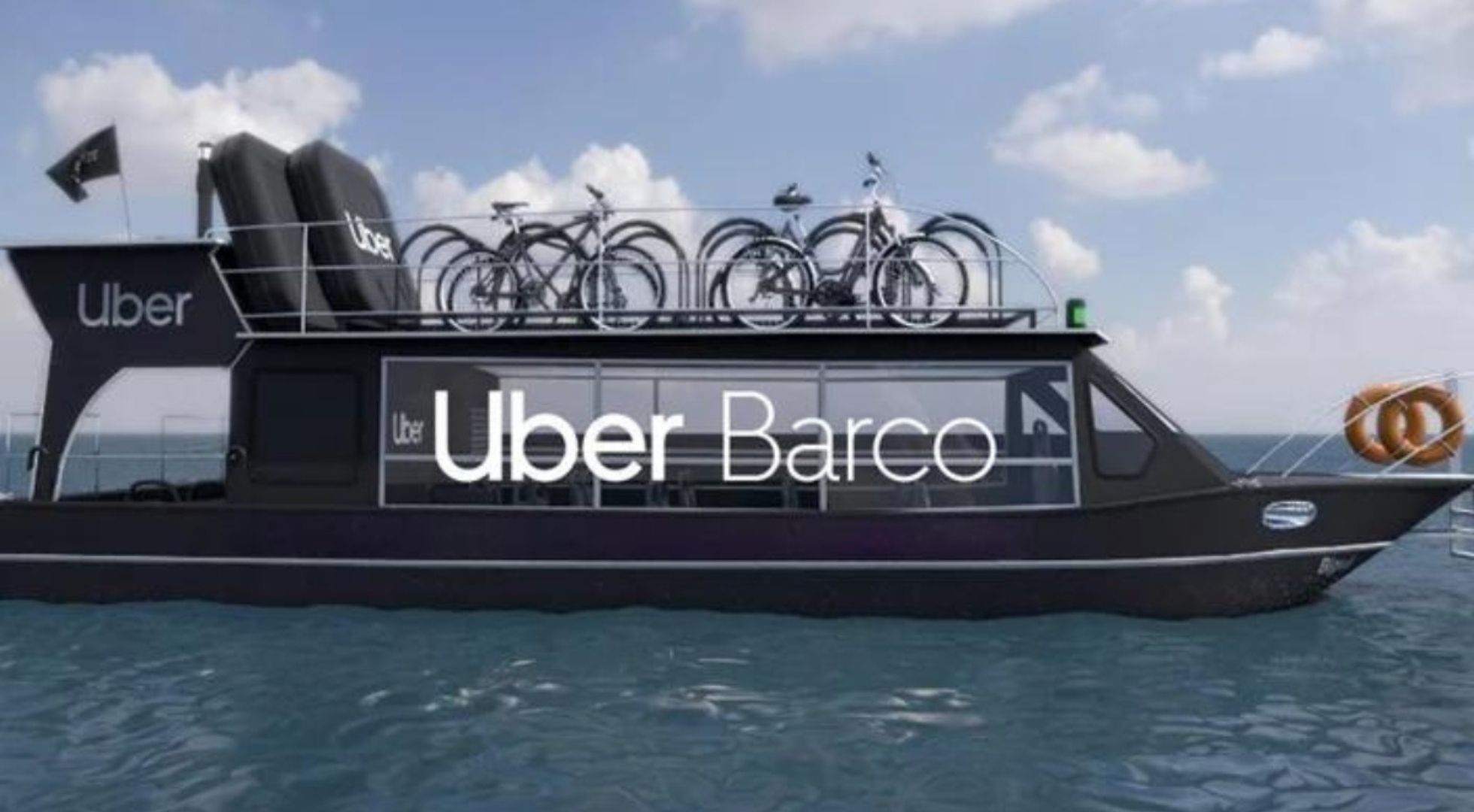 Ativação barco da Uber