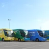 Transportadora oficial do Time Brasil, marca entra no clima com ação que inclui ônibus temático, decoração nas agências e ações especiais