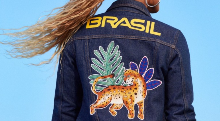 Jaqueta da Riachuelo para os uniformes do Brasil