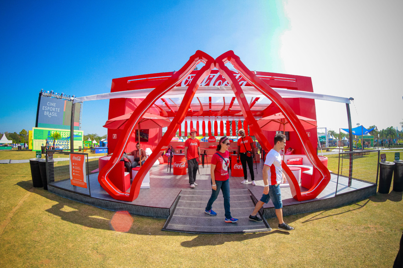 Ativação Coca-Cola e Powerade para olimpiadas