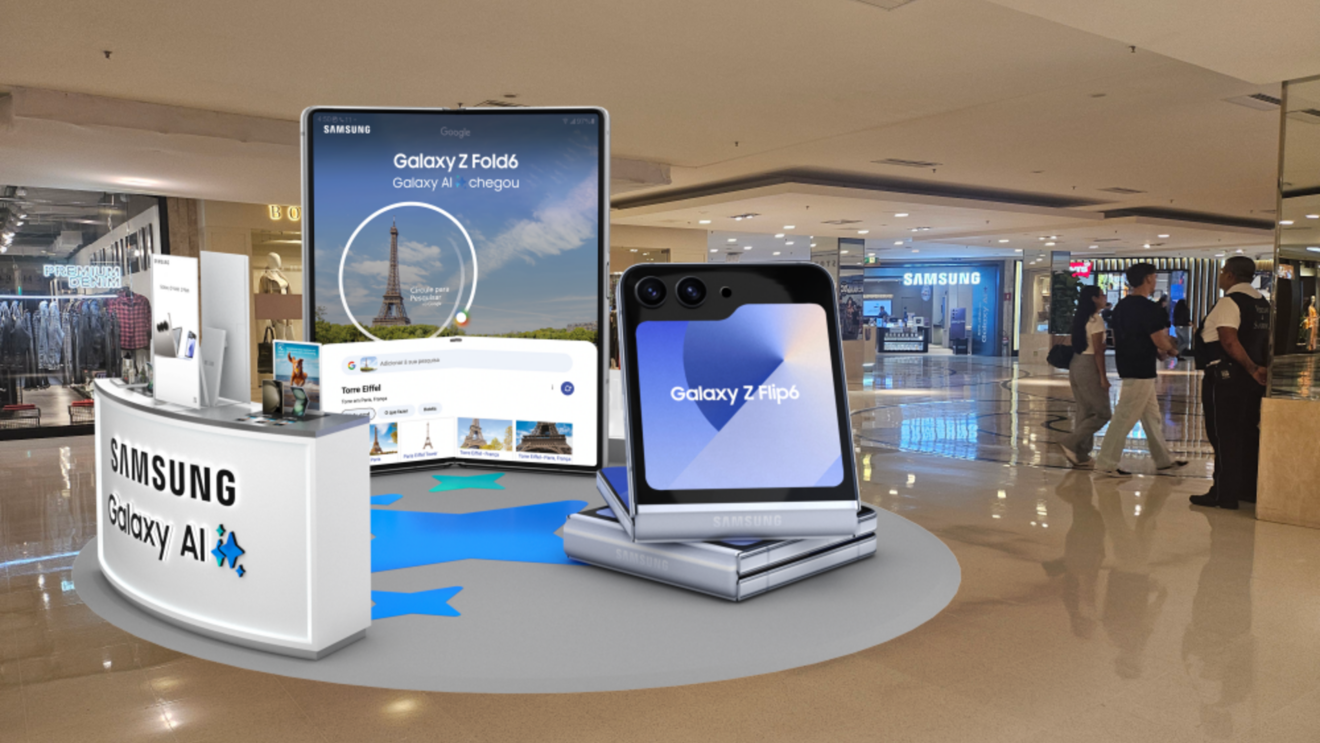 “Galaxy Z Experience” promove experiências com os novos dobráveis da Samsung em 29 shoppings

