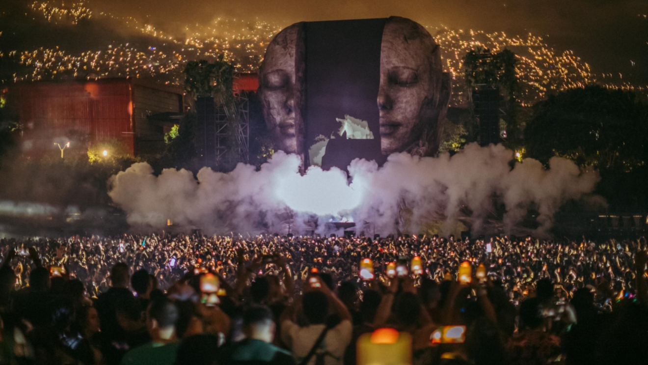 Novo palco CORE em Medellín, Colômbia.